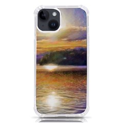 Serene Sunset Over Water Iphone 14 Tpu Uv Print Case by ExtraAwesomeSauce