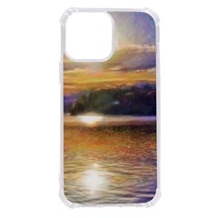 Serene Sunset Over Water Iphone 13 Pro Max Tpu Uv Print Case by ExtraGoodSauce