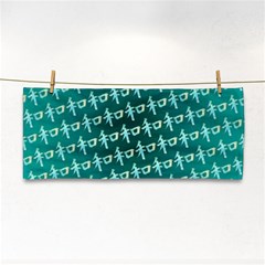 Peaceful Japanese Kanji Design Hand Towel by ExtraGoodSauce