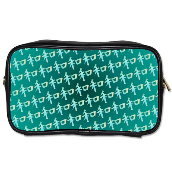 Peaceful Japanese Kanji Design Toiletries Bag (One Side)