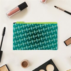 Peaceful Japanese Kanji Design Cosmetic Bag (xs) by ExtraGoodSauce