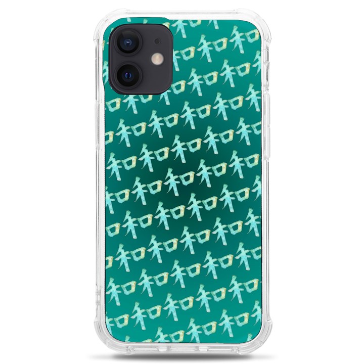 Peaceful Japanese Kanji Design iPhone 12 mini TPU UV Print Case	