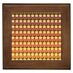 Gradient Lion Head Pattern Framed Tile by ExtraAwesomeSauce