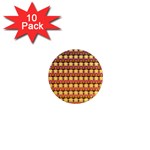 Gradient Lion Head Pattern 1  Mini Magnet (10 pack)  Front