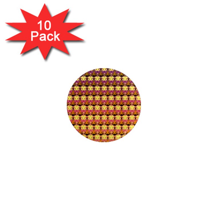 Gradient Lion Head Pattern 1  Mini Magnet (10 pack) 