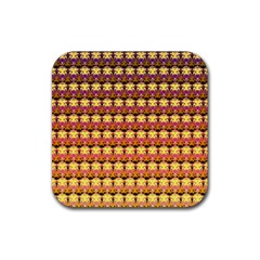 Gradient Lion Head Pattern Rubber Coaster (square) by ExtraGoodSauce