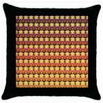 Gradient Lion Head Pattern Throw Pillow Case (Black) Front