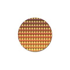 Gradient Lion Head Pattern Golf Ball Marker by ExtraGoodSauce