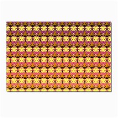 Gradient Lion Head Pattern Postcard 4 x 6  (pkg Of 10) by ExtraGoodSauce