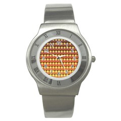 Gradient Lion Head Pattern Stainless Steel Watch by ExtraGoodSauce