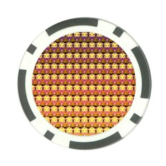 Gradient Lion Head Pattern Poker Chip Card Guard