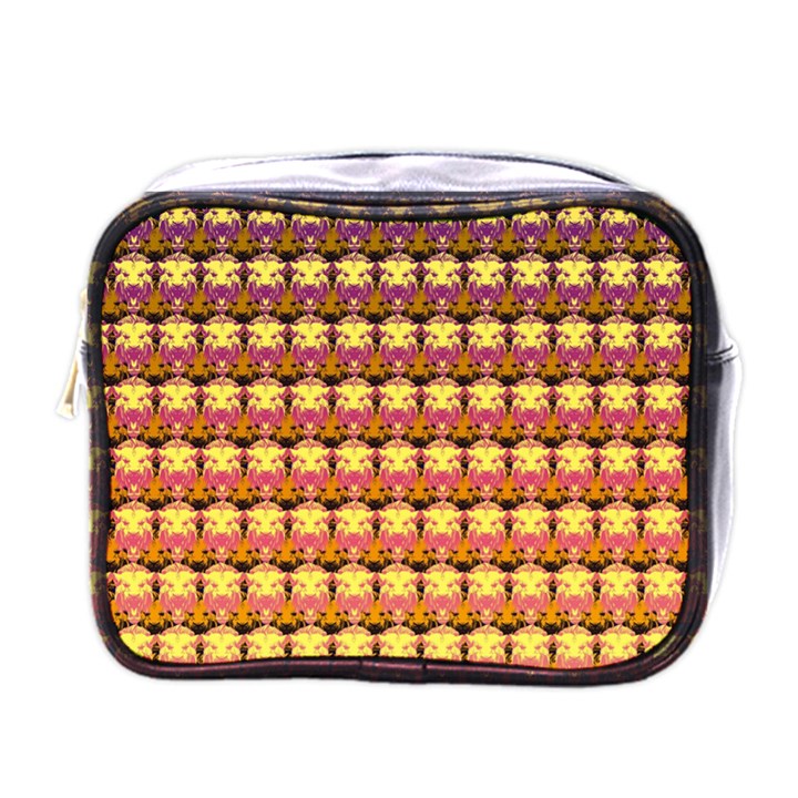 Gradient Lion Head Pattern Mini Toiletries Bag (One Side)