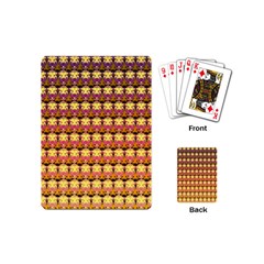 Gradient Lion Head Pattern Playing Cards Single Design (mini)