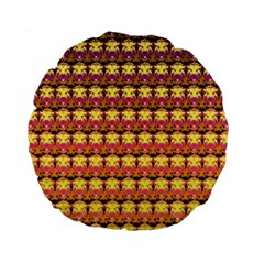 Gradient Lion Head Pattern Standard 15  Premium Round Cushions by ExtraGoodSauce