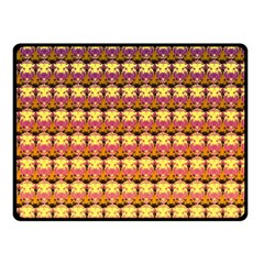 Gradient Lion Head Pattern Two Sides Fleece Blanket (small) by ExtraGoodSauce