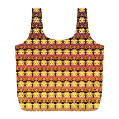 Gradient Lion Head Pattern Full Print Recycle Bag (l) by ExtraGoodSauce