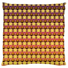 Gradient Lion Head Pattern Large Premium Plush Fleece Cushion Case (one Side) by ExtraGoodSauce