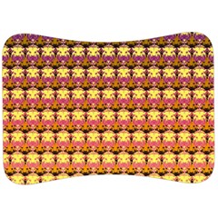 Gradient Lion Head Pattern Velour Seat Head Rest Cushion