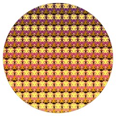 Gradient Lion Head Pattern Round Trivet by ExtraGoodSauce