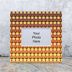 Gradient Lion Head Pattern White Box Photo Frame 4  X 6  by ExtraGoodSauce