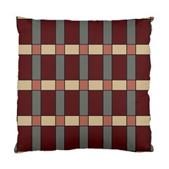 Modern Art Geometric Pattern In Red Hues Standard Cushion Case (two Sides) by ExtraGoodSauce