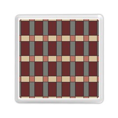 Modern Art Geometric Pattern In Red Hues Memory Card Reader (square) by ExtraGoodSauce