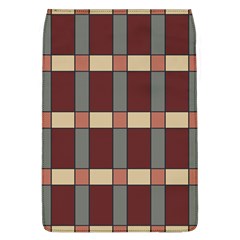 Modern Art Geometric Pattern In Red Hues Removable Flap Cover (l) by ExtraGoodSauce