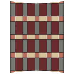 Modern Art Geometric Pattern In Red Hues Back Support Cushion by ExtraGoodSauce