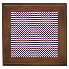 Chevron Pattern Framed Tile