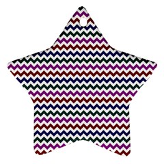 Chevron Pattern Ornament (star)