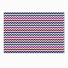 Chevron Pattern Postcard 4 x 6  (pkg Of 10)