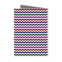 Chevron Pattern Mini Greeting Cards (pkg Of 8)