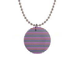 Chevron Pattern 1  Button Necklace by ytdream