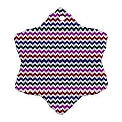 Chevron Pattern Ornament (snowflake)