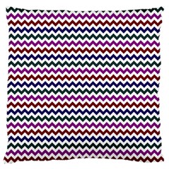 Chevron Pattern Large Cushion Case (two Sides) by ytdream