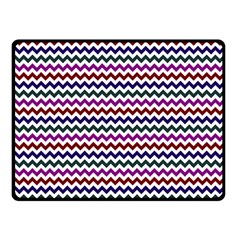 Chevron Pattern Two Sides Fleece Blanket (small) by ytdream