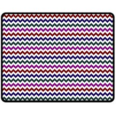 Chevron Pattern Two Sides Fleece Blanket (medium) by ytdream