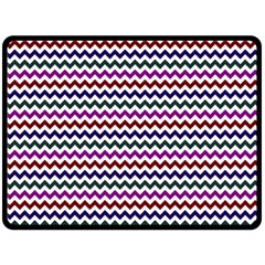 Chevron Pattern Two Sides Fleece Blanket (large) by ytdream