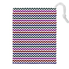 Chevron Pattern Drawstring Pouch (5xl) by ytdream