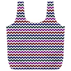 Chevron Pattern Full Print Recycle Bag (xxxl)