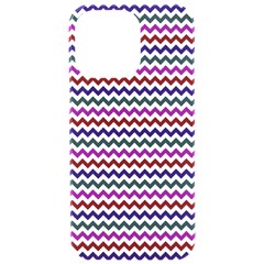 Chevron Pattern Iphone 15 Pro Max Black Uv Print Pc Hardshell Case by ytdream