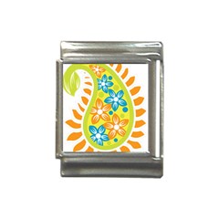 Art, Circle, Event, Floral Design, Font, Motif, Pattern, Plant, Rectangle, Symmetry Italian Charm (13mm) by catchydesignhill