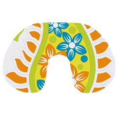 Art, Circle, Event, Floral Design, Font, Motif, Pattern, Plant, Rectangle, Symmetry Travel Neck Pillow by catchydesignhill