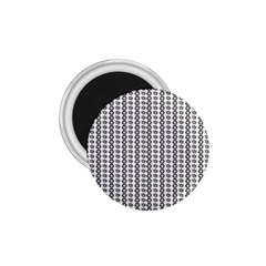 A Black And White Background With A Lot Of Dots 1.75  Magnets