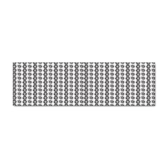 A Black And White Background With A Lot Of Dots Sticker Bumper (100 pack)