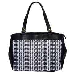 A Black And White Background With A Lot Of Dots Oversize Office Handbag