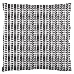 A Black And White Background With A Lot Of Dots Standard Premium Plush Fleece Cushion Case (Two Sides)