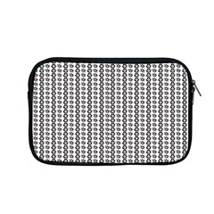 A Black And White Background With A Lot Of Dots Apple MacBook Pro 13  Zipper Case