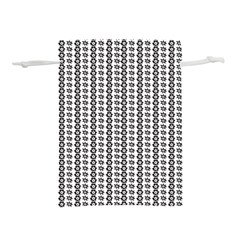 A Black And White Background With A Lot Of Dots Lightweight Drawstring Pouch (S)