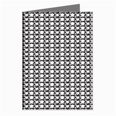 A Black And White Photo Of A Pattern Greeting Cards (pkg Of 8)